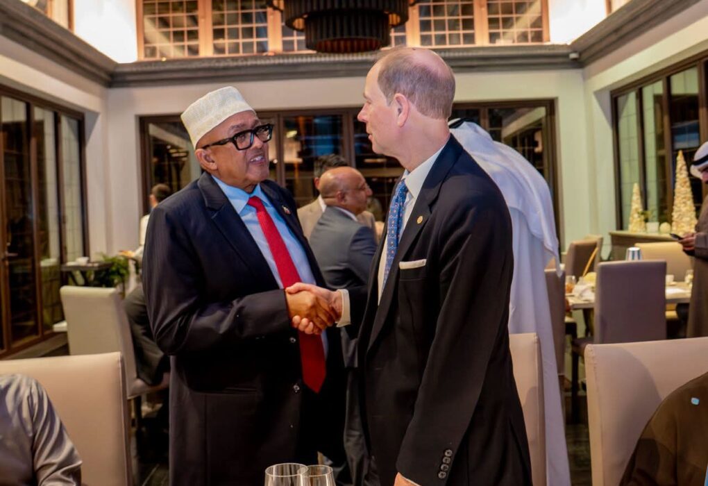 President Abdirahman and Prince Andrew
