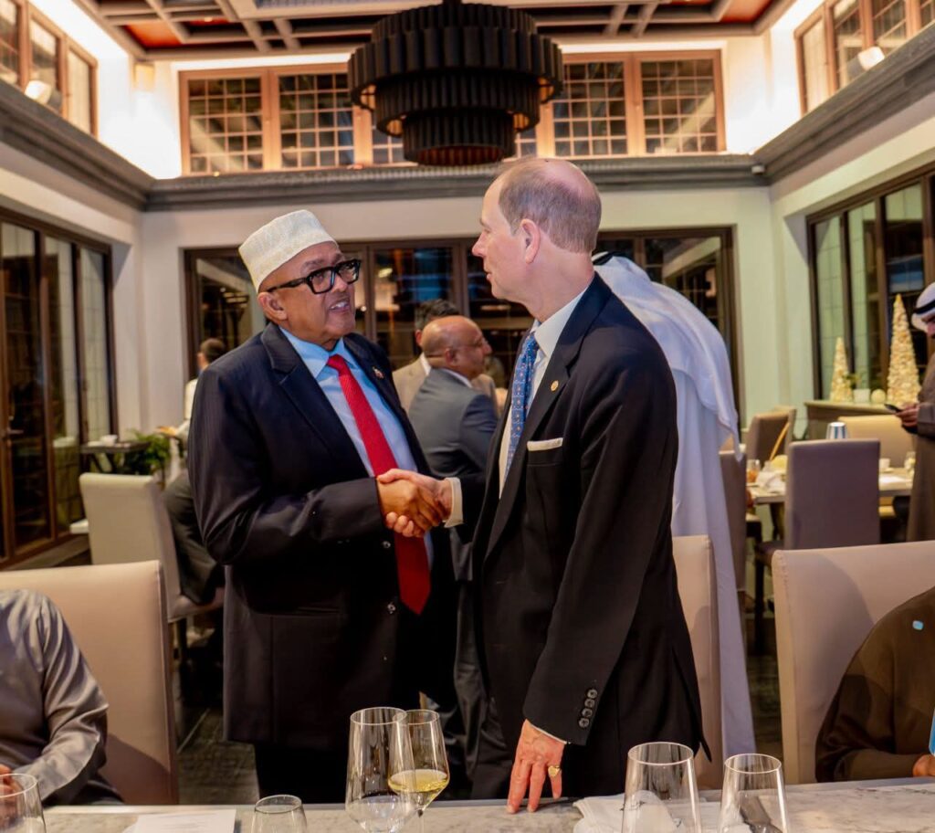 President Abdirahman and Prince Andrew